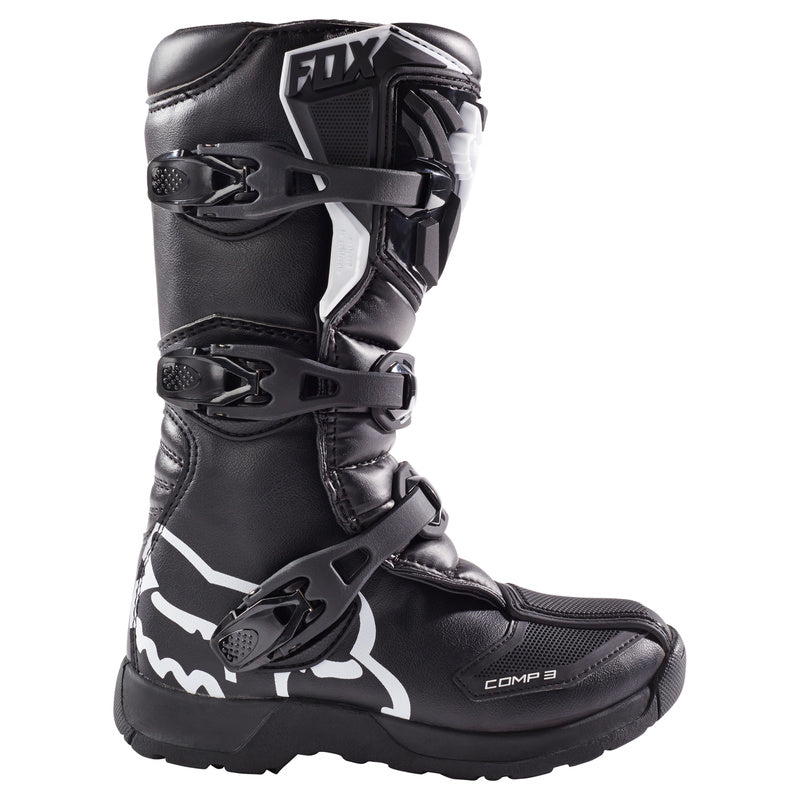 Buty Motocyklowe Junior Fox Comp 3y Black