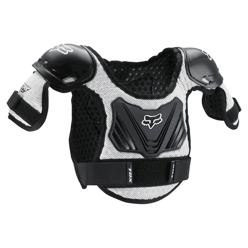 Ochraniacz Klatki Piersiowej Junior Fox Peewee Titan Roost Deflector Black Silver