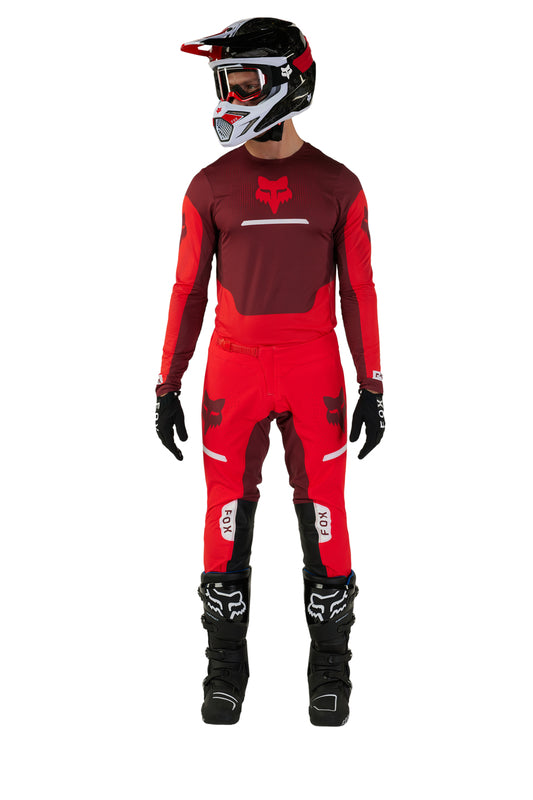Bluza Motocyklowa Fox Flexair Optical Fluo Red