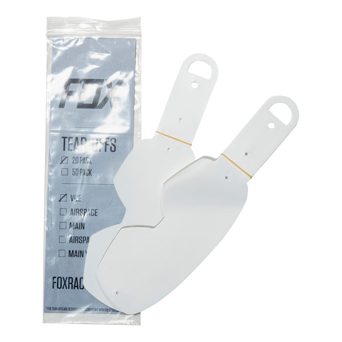 Zestaw Do Gogli Fox Vue Standard Tear Offs-20pk Clear