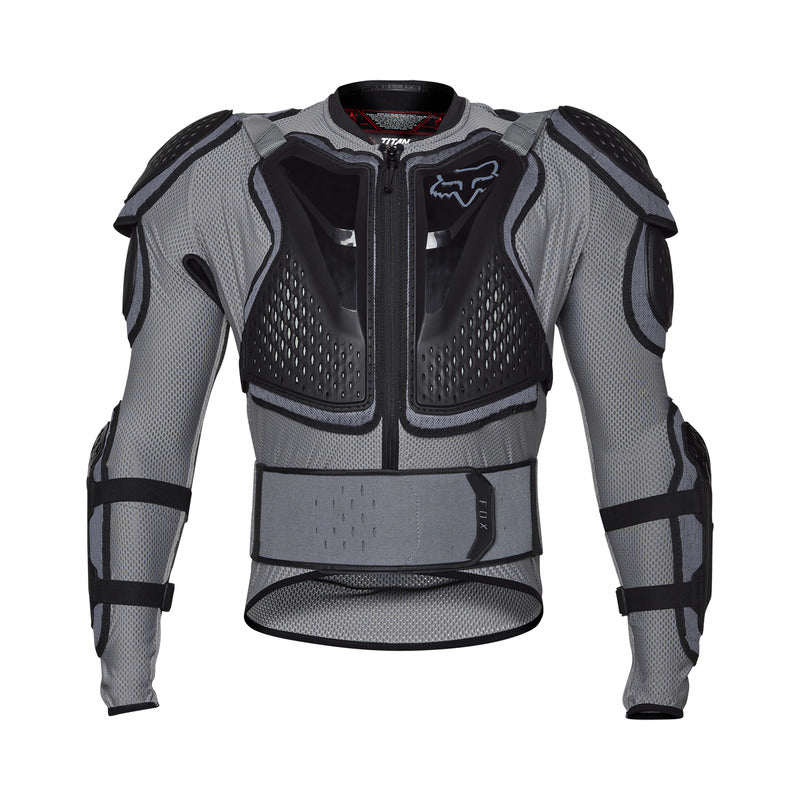 Koszulka Z Ochraniaczami Fox Titan Sport Cloud Grey