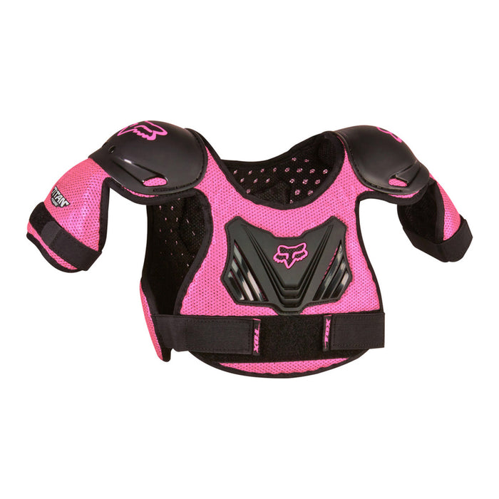 Ochraniacz Klatki Piersiowej Junior Kids Fox Peewee Titan Roost Deflector Black Pink Ym/l