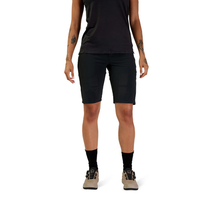 Spodenki Rowerowe Damskie Fox Flexair Black