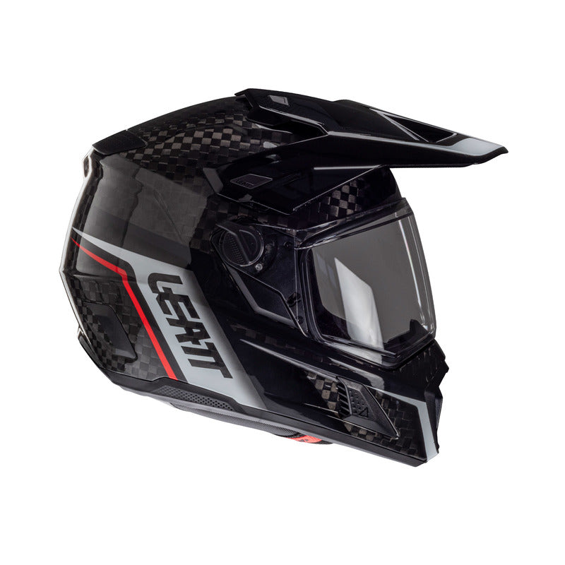 KASK MOTOCYKLOWY Z GOGLAMI LEATT KIT ADV 9.5 CARBON S