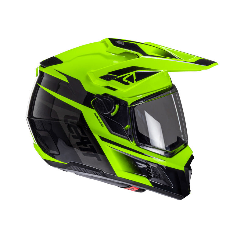 KASK MOTOCYKLOWY Z GOGLAMI LEATT KIT ADV 8.5 HI-VIZ S
