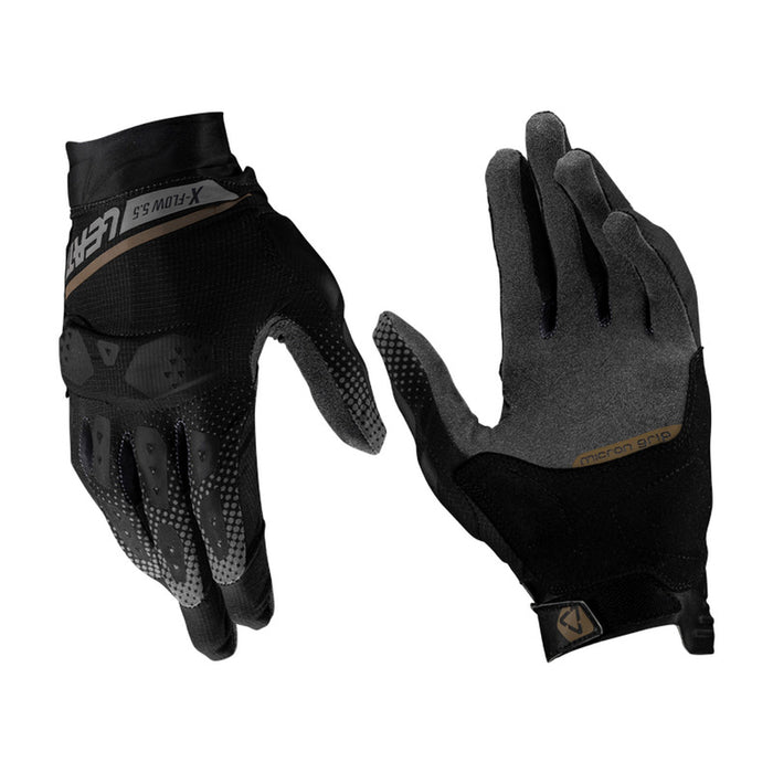 RĘKAWICE MOTOCYKLOWE LEATT ADV X-FLOW 5.5 SHORT STEALTH XS