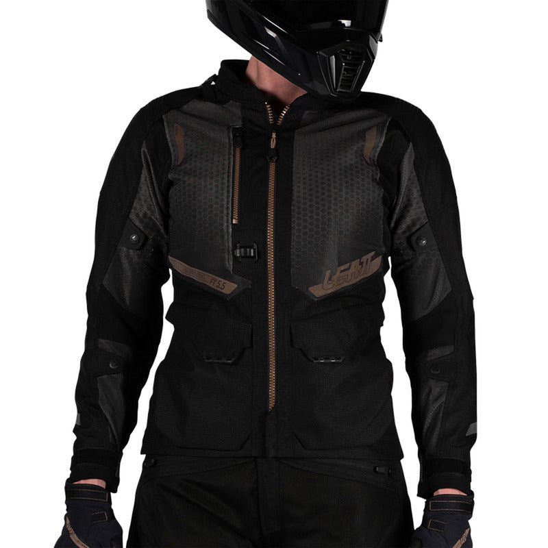 KURTKA MOTOCYKLOWA TEKSTYLNA DAMSKA LEATT ADV FLOWTOUR 5.5 STEALTH XS