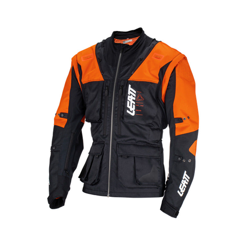 KURTKA MOTOCYKLOWA TEKSTYLNA LEATT MOTO 5.5 ENDURO ORANGE M