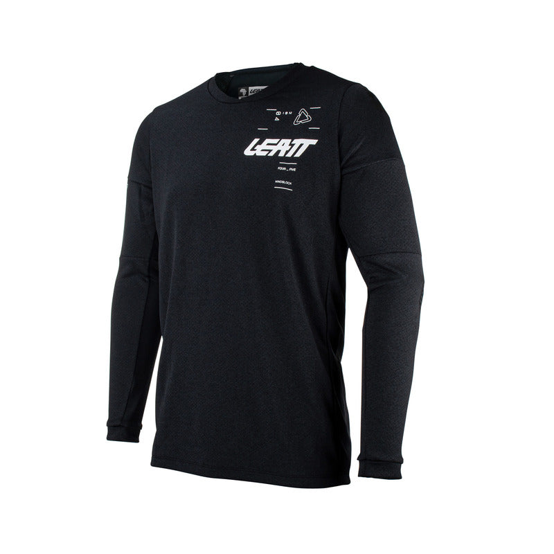 BLUZA OFFROADOWA LEATT MOTO 4.5 WINDBLOCK BLACK S