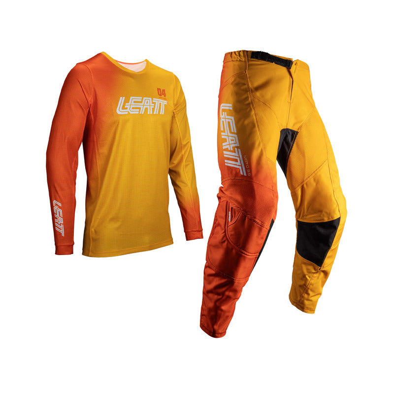 STRÓJ OFFROADOWY BLUZA I SPODNIE LEATT RIDE KIT 3.5 FLAME XS