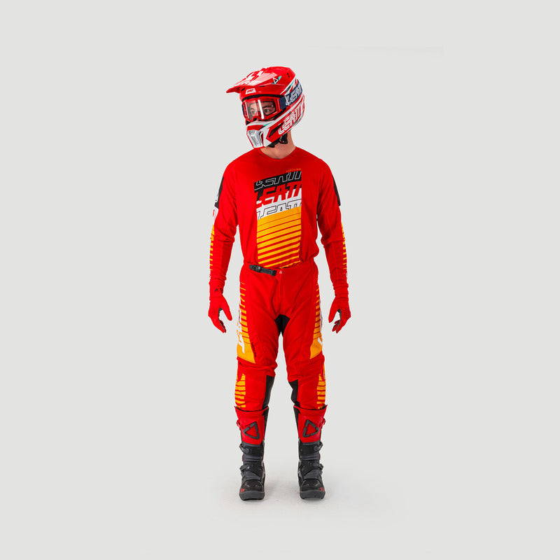 STRÓJ OFFROADOWY BLUZA I SPODNIE LEATT RIDE KIT 3.5 RED L