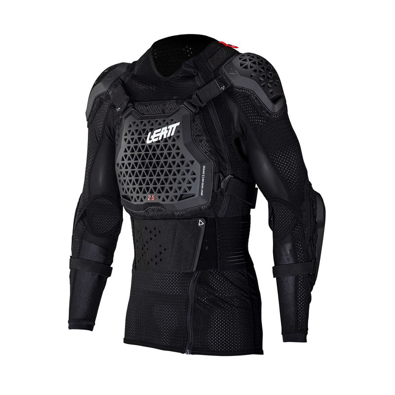 KOSZULKA Z OCHRANIACZAMI LEATT 2.5 BLACK (160-172CM) S/M