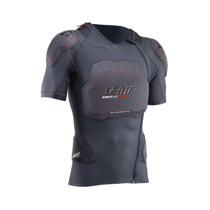 T-SHIRT Z OCHRANIACZAMI LEATT 3DF AIRFIT LITE EVO BLACK (160-166CM) S