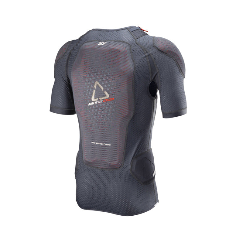 T-SHIRT Z OCHRANIACZAMI LEATT 3DF AIRFIT LITE EVO BLACK (160-166CM) S