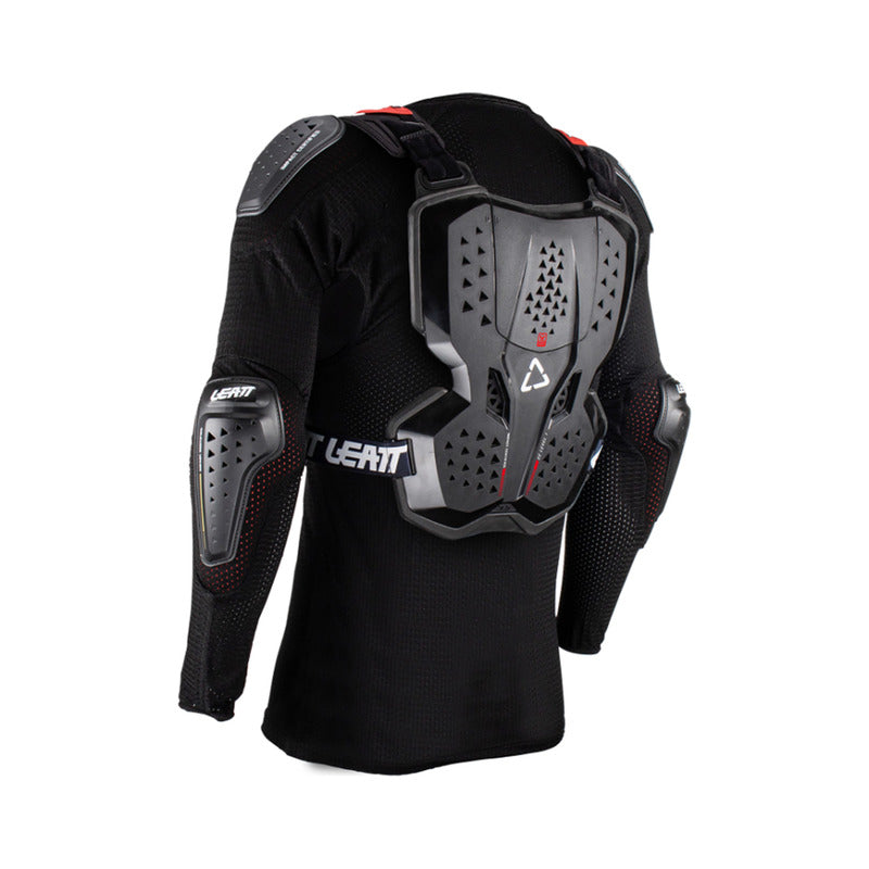 KOSZULKA Z OCHRANIACZAMI JUNIOR LEATT 3.5 BLACK RED (147-159CM) L/XL