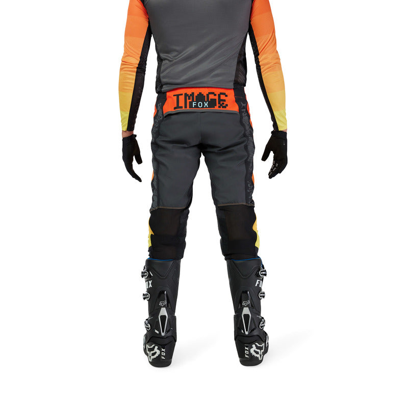 Spodnie Motocyklowe Fox Flexair Grid Black Orange