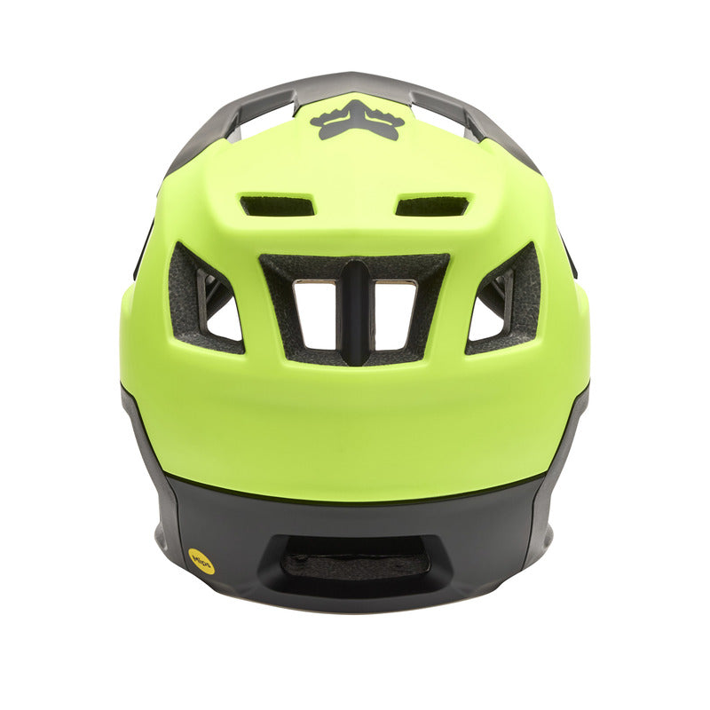 Kask Rowerowy Fox Dropframe Fluo Yellow