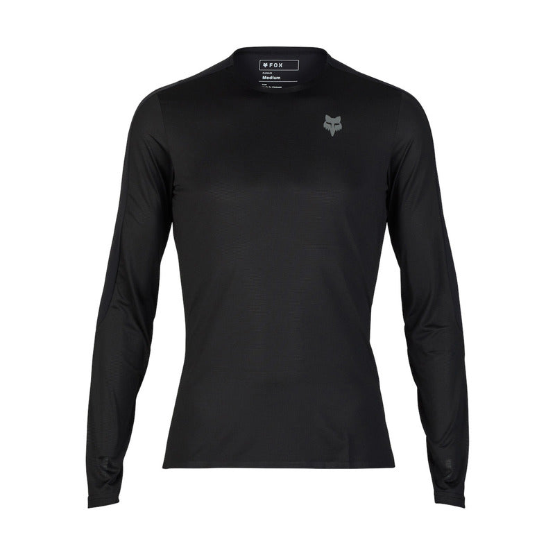 Koszulka Rowerowa Z Długim Rękawem Fox Ascent Black