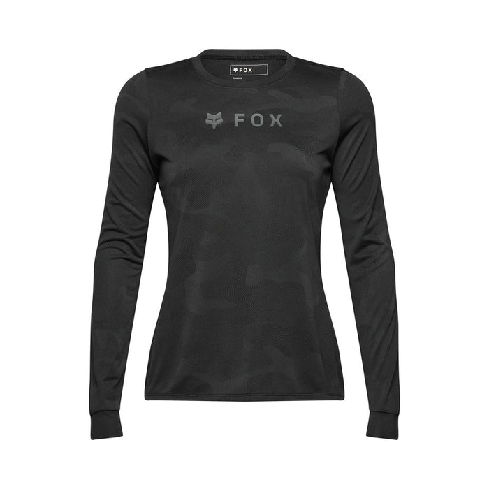 Koszulka Rowerowa Z Długim Rękawem Damska Fox Ranger Tru Dri Black
