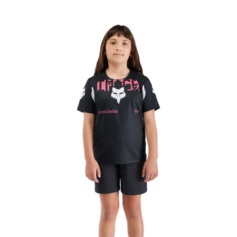 Koszulka Rowerowa Junior Fox Ranger Digi Image Black