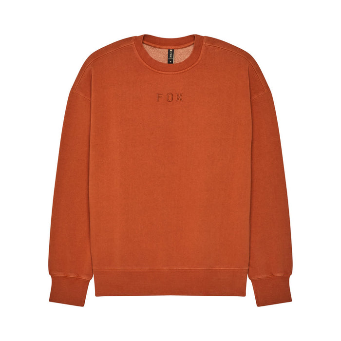 Bluza Fox Wordmark Oversized Fleece Crew Cognac