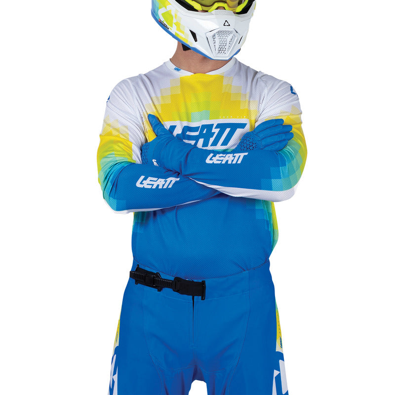 BLUZA OFFROADOWA LEATT MOTO 4.5 LITE PIXEL BLUE S