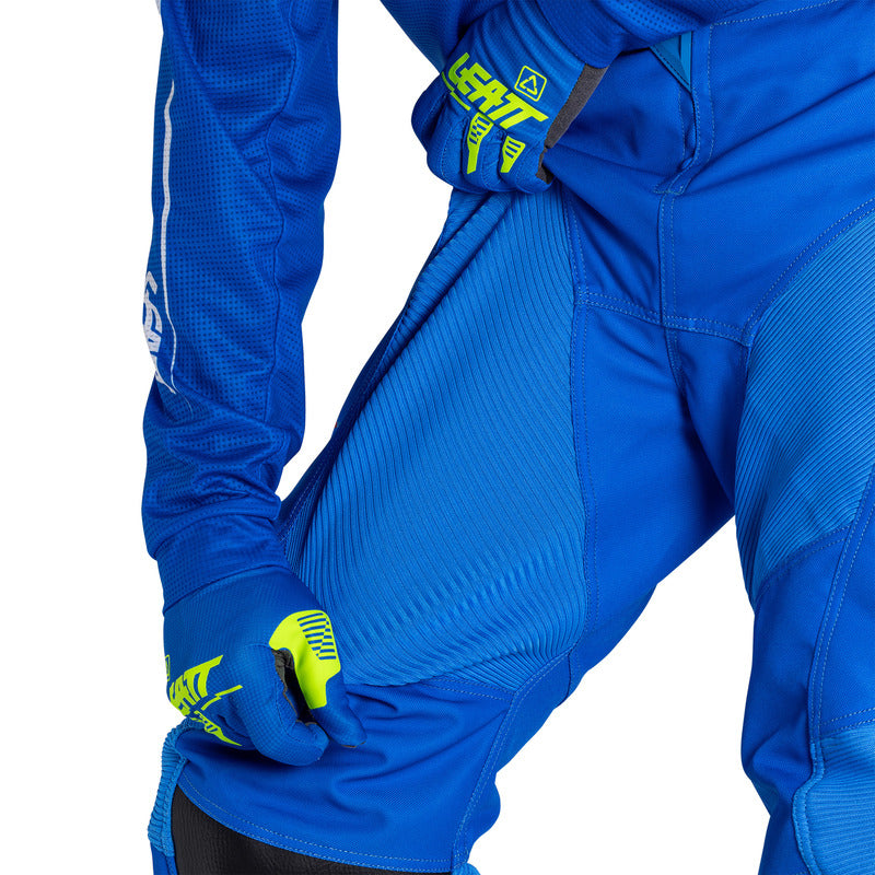 STRÓJ OFFROADOWY BLUZA I SPODNIE LEATT RIDE KIT MOTO 3.5 BLUE L
