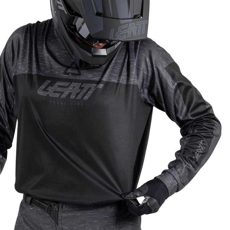 BLUZA OFFROADOWA LEATT MOTO 3.5 STEALTH BLACK GREY M