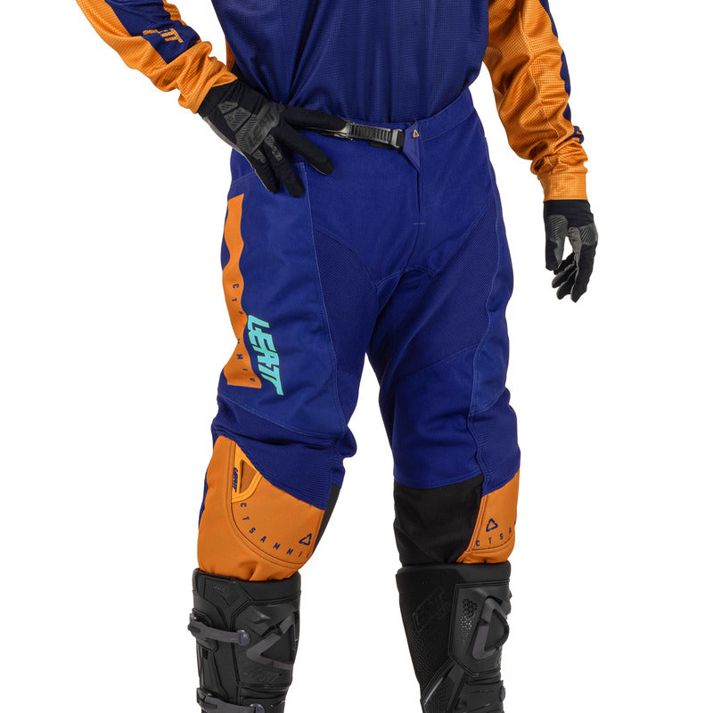 STRÓJ OFFROADOWY BLUZA I SPODNIE JUNIOR LEATT RIDE KIT 3.5 ORANGE S