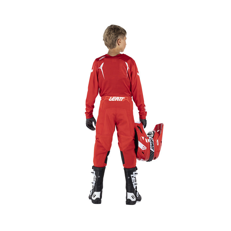 STRÓJ OFFROADOWY BLUZA I SPODNIE JUNIOR LEATT RIDE KIT 3.5 RED S