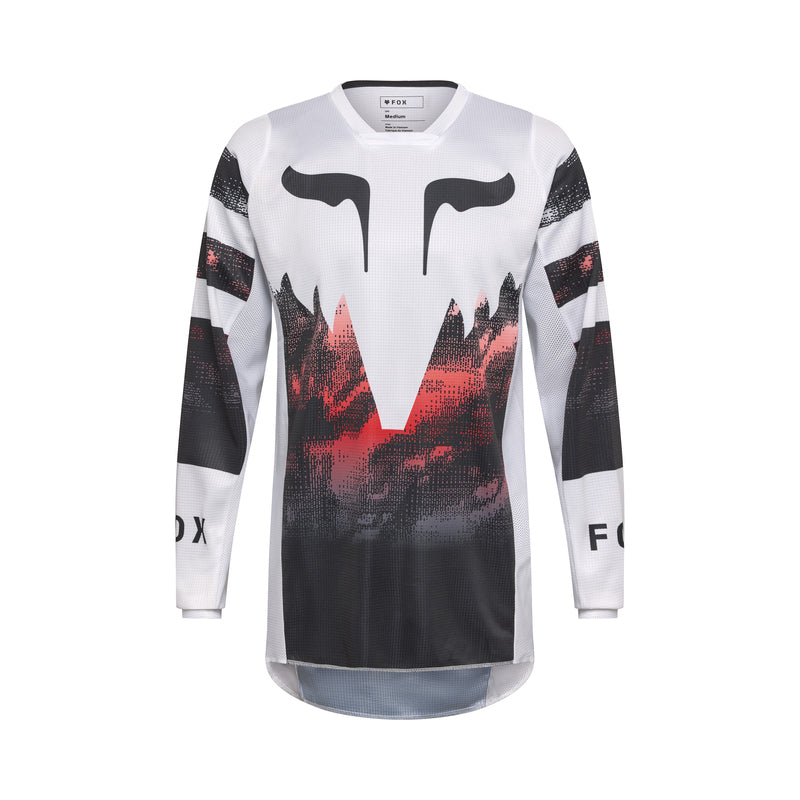 Bluza Motocyklowa Fox 180 Kairos White Fluo Red