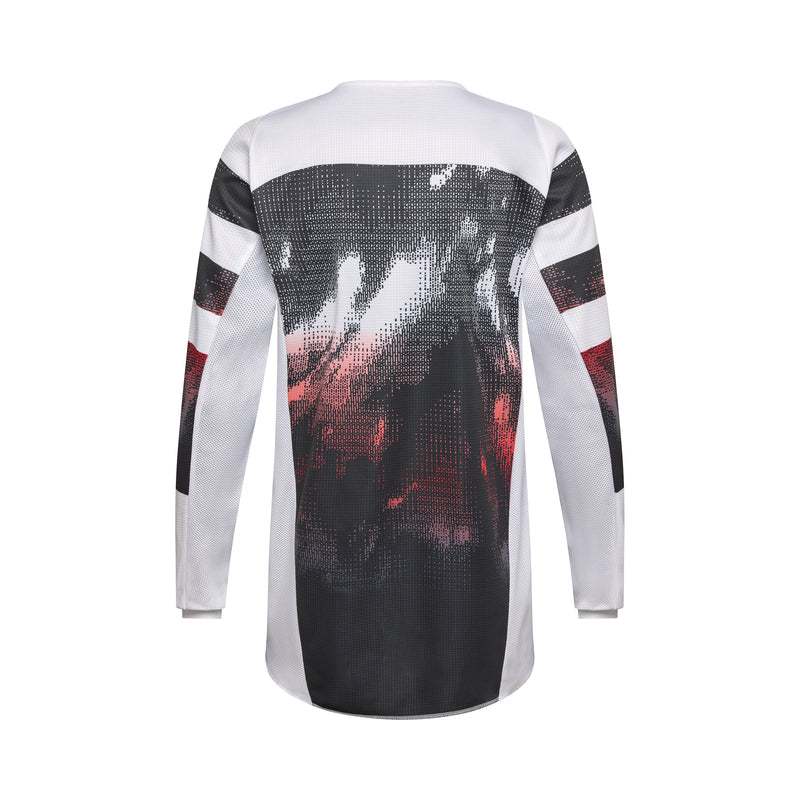 Bluza Motocyklowa Fox 180 Kairos White Fluo Red