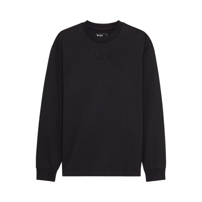Koszulka Z Długim Rękawem Fox Wordmark Oversized Black