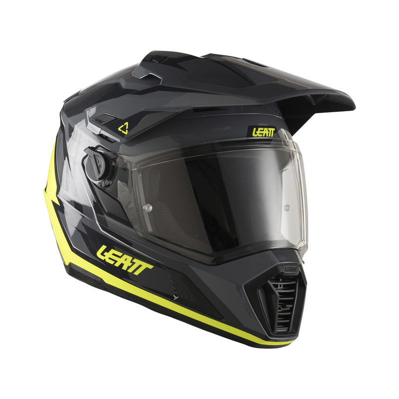 KASK MOTOCYKLOWY Z GOGLAMI LEATT ADV 7.5 HI-VIZ YELLOW S