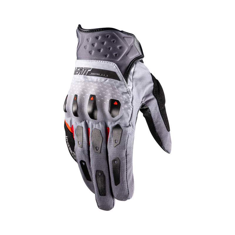 RĘKAWICE MOTOCYKLOWE LEATT ADV SUBZERO 5.5 SHORT IRON GREY S
