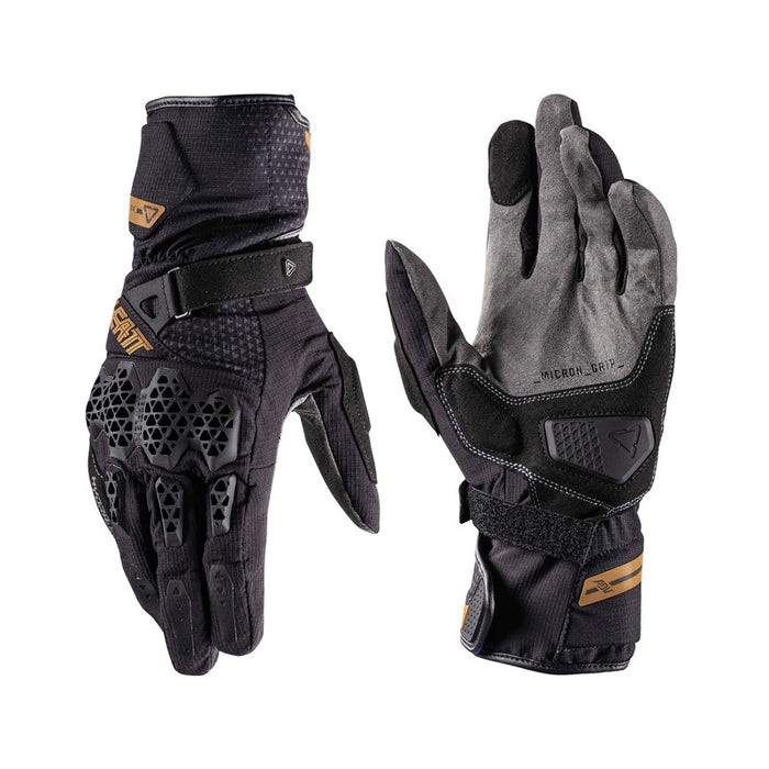 RĘKAWICE MOTOCYKLOWE LEATT ADV HYDRADRI 6.5 STEALTH BLACK GREY XS