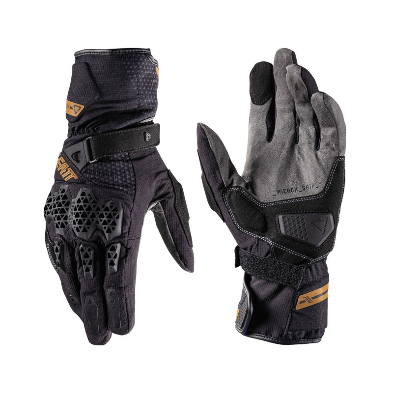 RĘKAWICE MOTOCYKLOWE LEATT ADV HYDRADRI 6.5 STEALTH BLACK GREY XS
