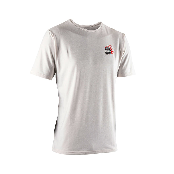 T-SHIRT LEATT CORE CREAM WHITE M