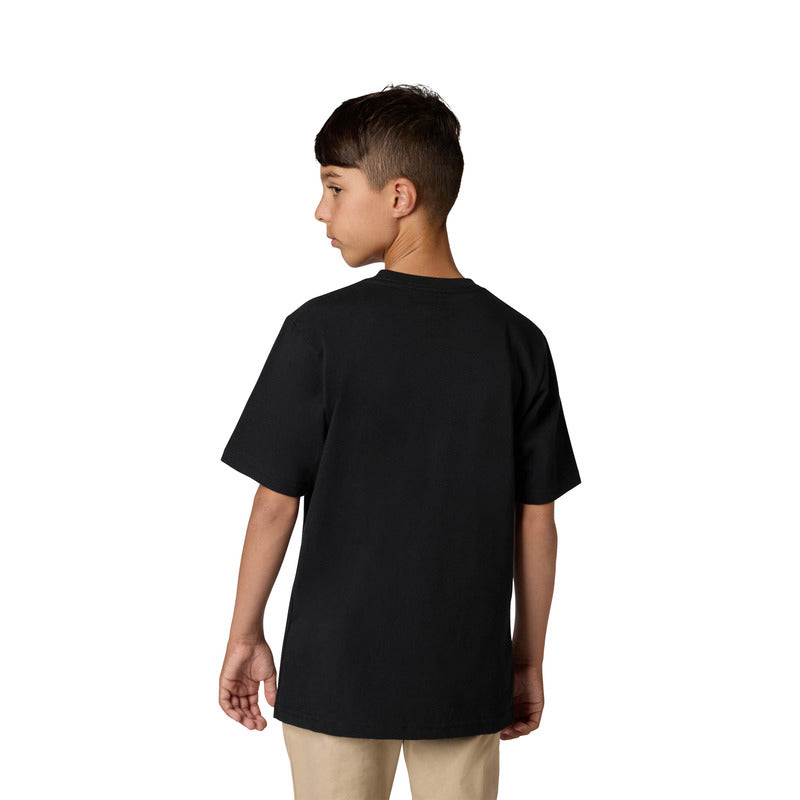 T-shirt Junior Fox Image Print Ultra Black