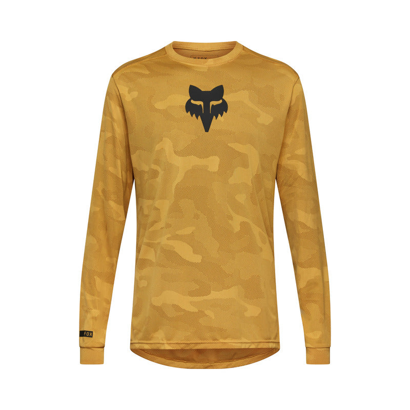 Koszulka Rowerowa Z Długim Rękawem Fox Ranger Tru Dri Bronze