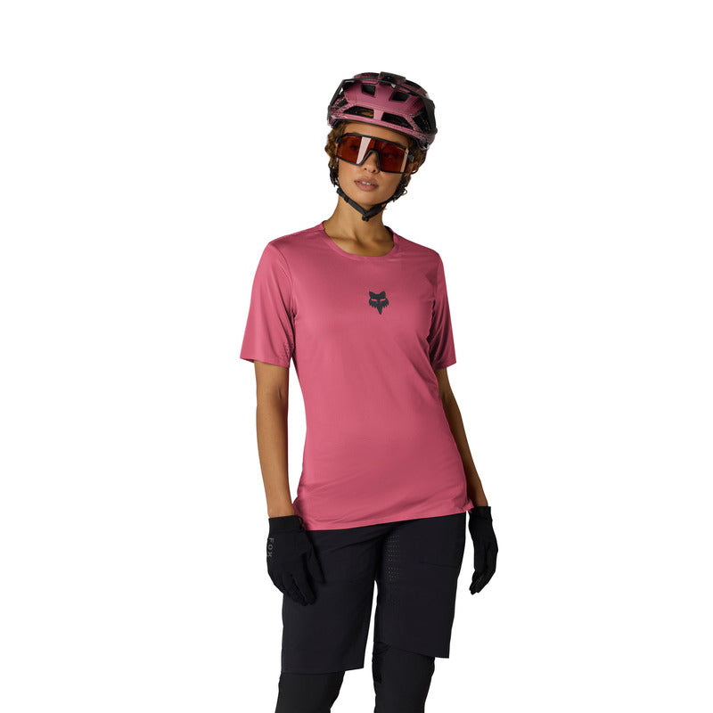 Koszulka Rowerowa Damska Fox Flexair Berry