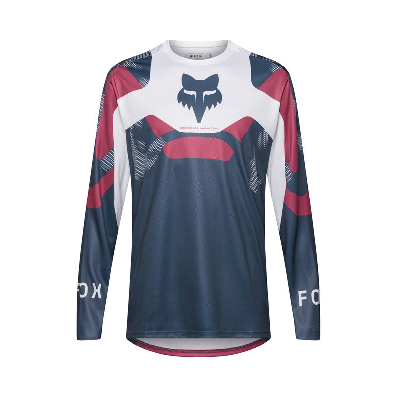 Koszulka Rowerowa Z Długim Rękawem Fox Ranger Tactile White