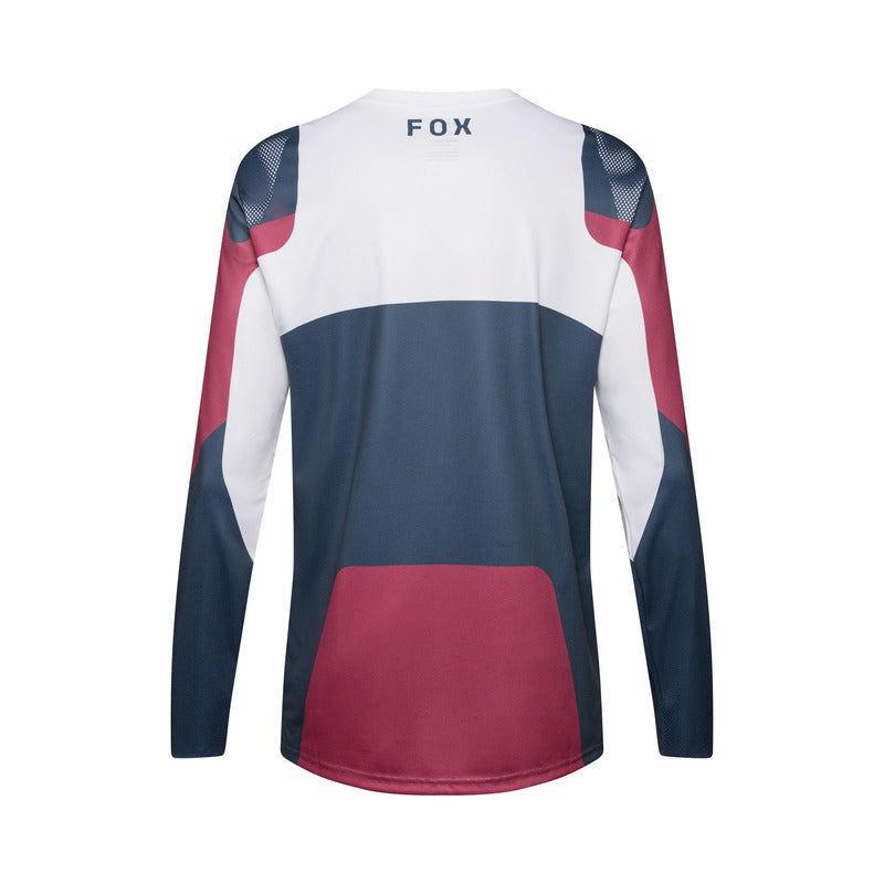 Koszulka Rowerowa Z Długim Rękawem Fox Ranger Tactile White