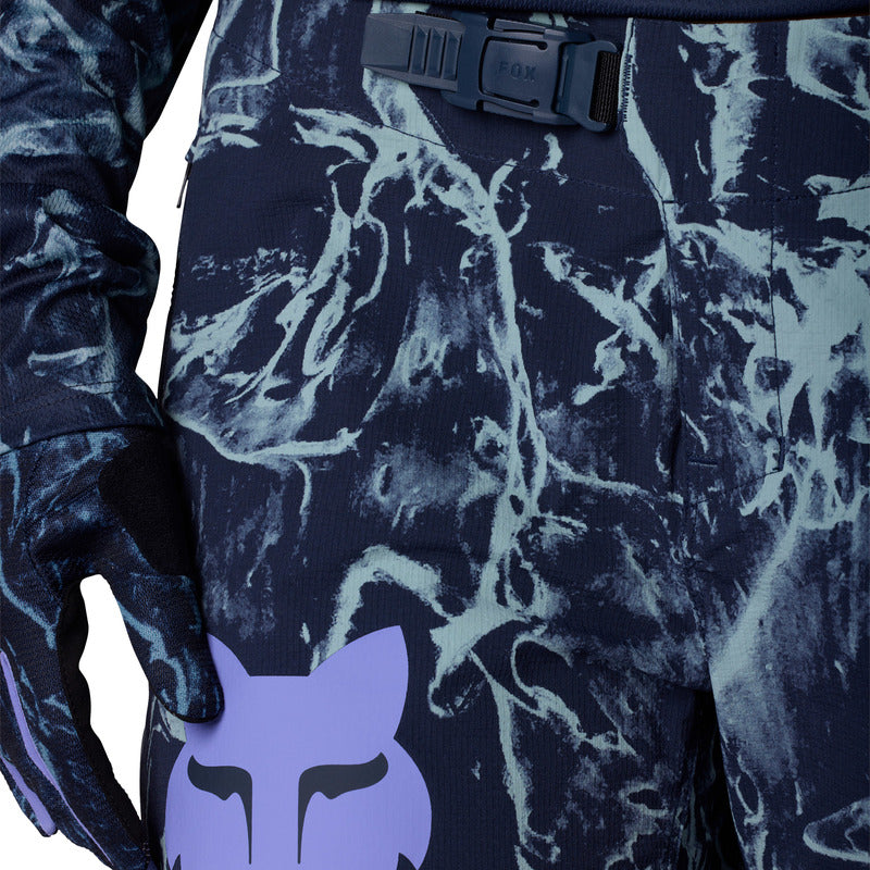 Spodnie Rowerowe Damskie Fox Ranger Image Print Arctic Blue