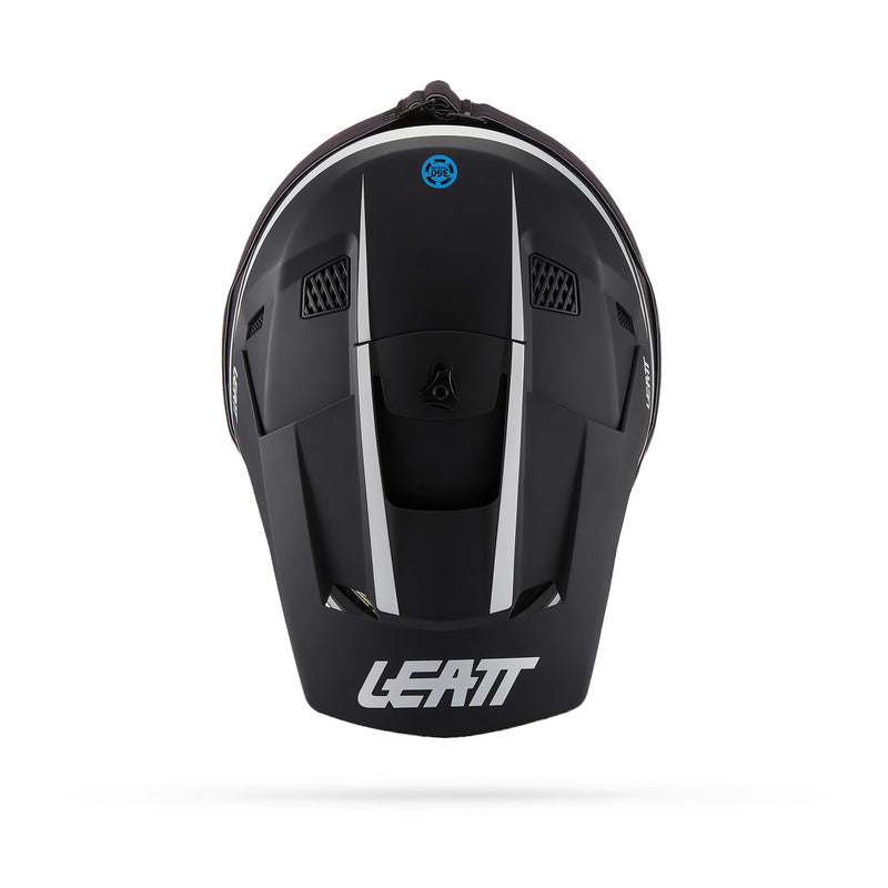 KASK MOTOCYKLOWY Z GOGLAMI LEATT KIT MOTO 3.5 BLACK XS