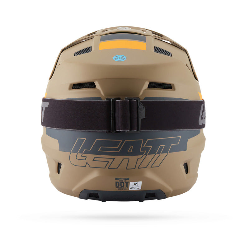 KASK MOTOCYKLOWY Z GOGLAMI LEATT KIT MOTO 3.5 KHAKI BROWN S