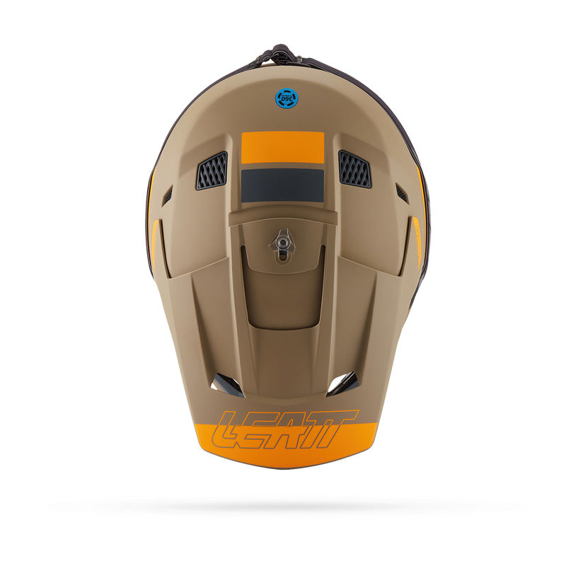 KASK MOTOCYKLOWY Z GOGLAMI LEATT KIT MOTO 3.5 KHAKI BROWN S