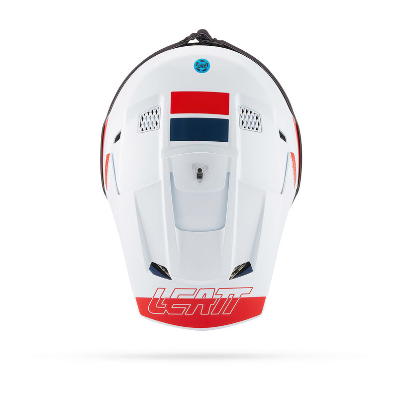 KASK MOTOCYKLOWY Z GOGLAMI LEATT KIT MOTO 3.5 WHITE S