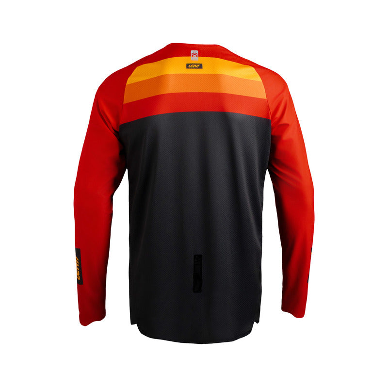 BLUZA OFFROADOWA LEATT MOTO 4.5 ENDURO STRIPE RED S