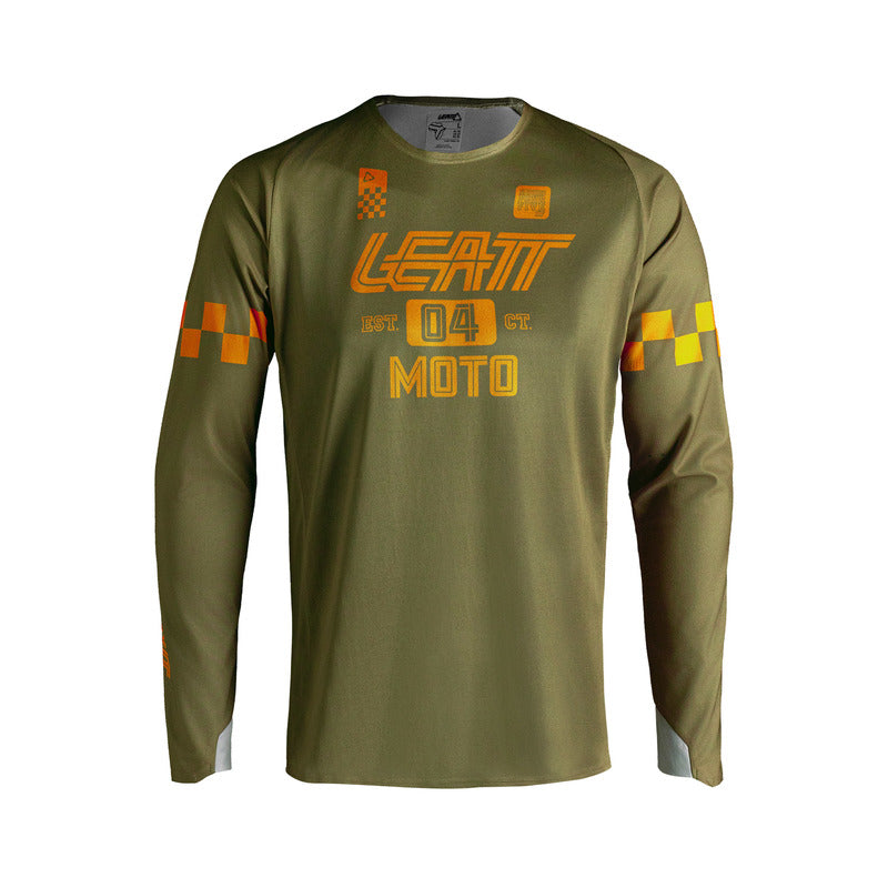 BLUZA OFFROADOWA LEATT MOTO 4.5 ENDURO X-FLOW SPEED KHAKI BROWN S